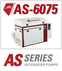 Accustream AS-6075 Waterjet Cutting Machine Intensifier Pump